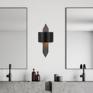 620 - Crna Zidna Lampa