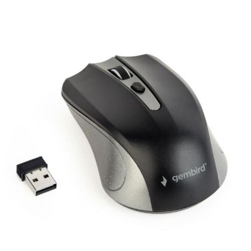 Gembird Wireless optical mouse, spacegrey black slika 1