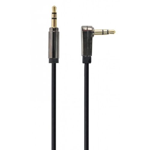 CCAP-444L-6 Gembird 3.5mm stereo plug to 3.5mm stereo plug audio kabl pod uglom pozlaceni kon. 1,8m slika 1