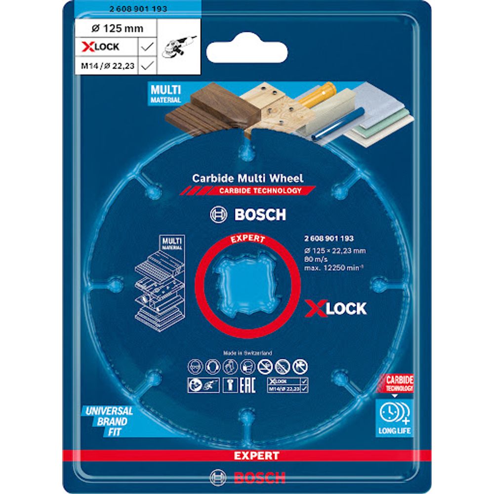 BOSCH Rezna ploča X-LOCK EXPERT 125x22,23 mm slika 2