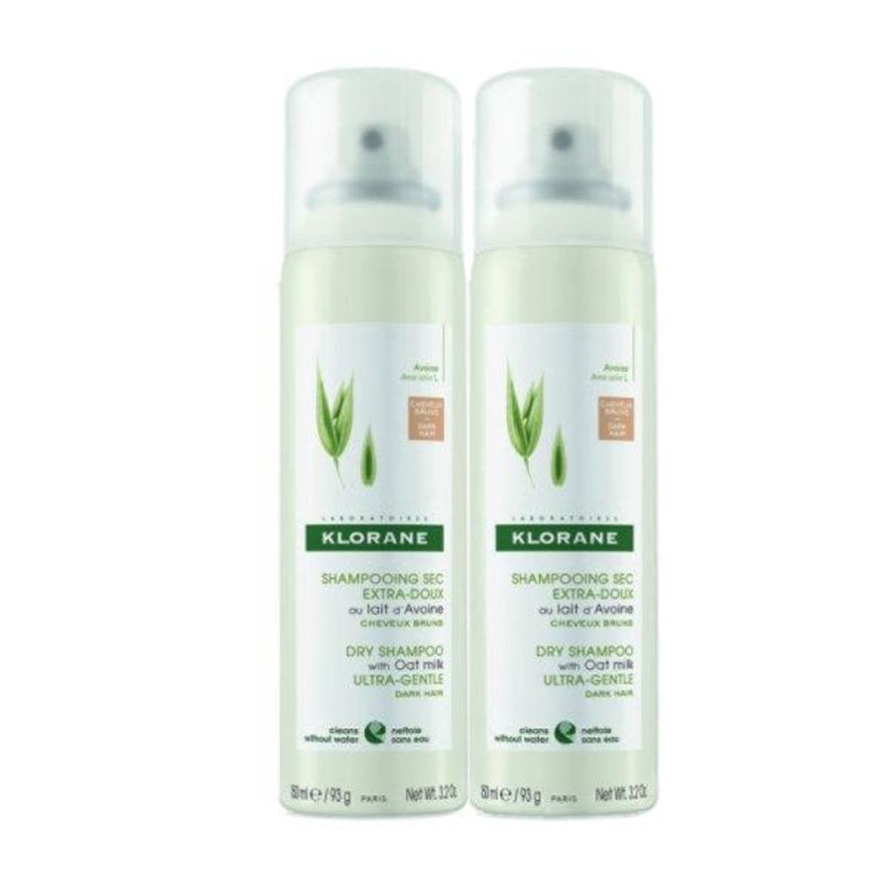 KLORANE DUO SUHI ŠAMPON ZOB TONIRANI 2X150ML slika 1