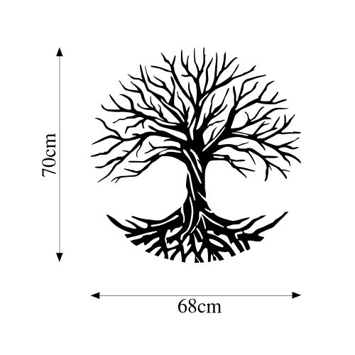 Wallity Metalna zidna dekoracija, Monumental Tree 13 slika 5