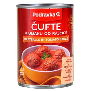 Podravka Pileće Ćufte u umaku od paradajza 400g