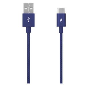 Ttec Kabel - USB-C to USB (1,20m) - Navy - Alumi Cable