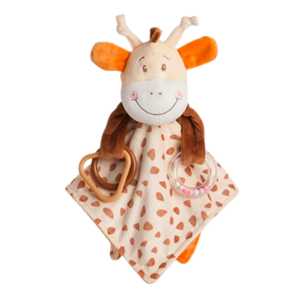 AMEK Plišana tješilica za bebe Žirafa Libbie 25cm slika 1
