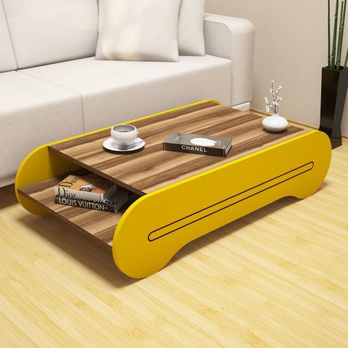 Cool - Walnut, Yellow Walnut
Yellow Coffee Table slika 1