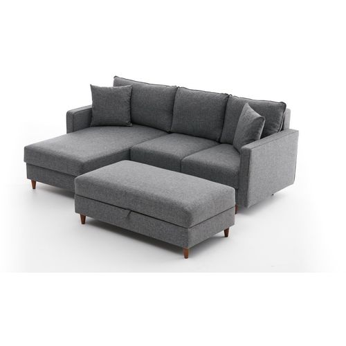 Eva Left - Grey Ugao Sofa u Boji Sive slika 6