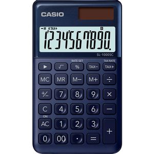 Kalkulator CASIO SL-1000SC-NY plavi KARTON PAK. Bls