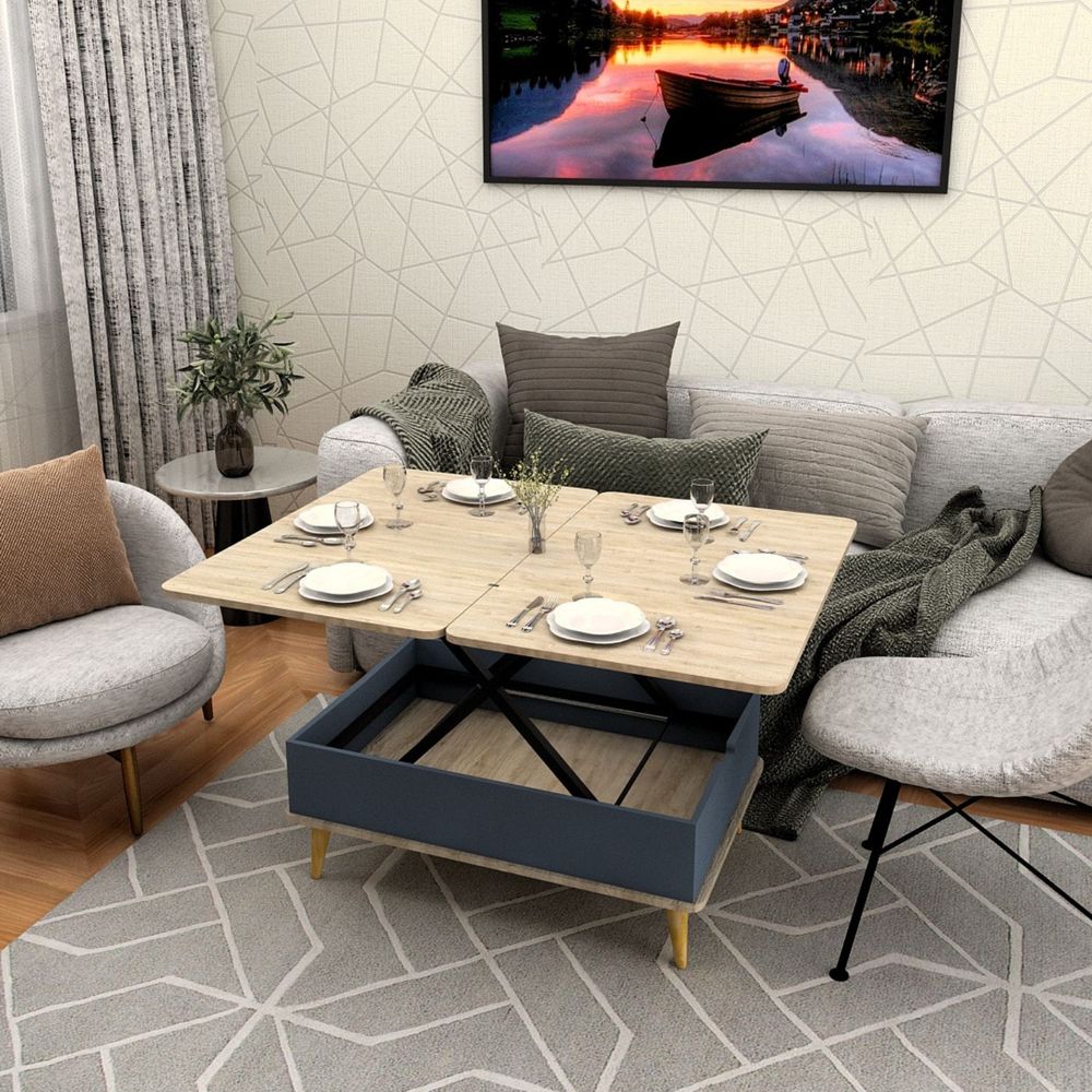 Kafa Stol Dy Ada - Alaska i Antracit slika 2