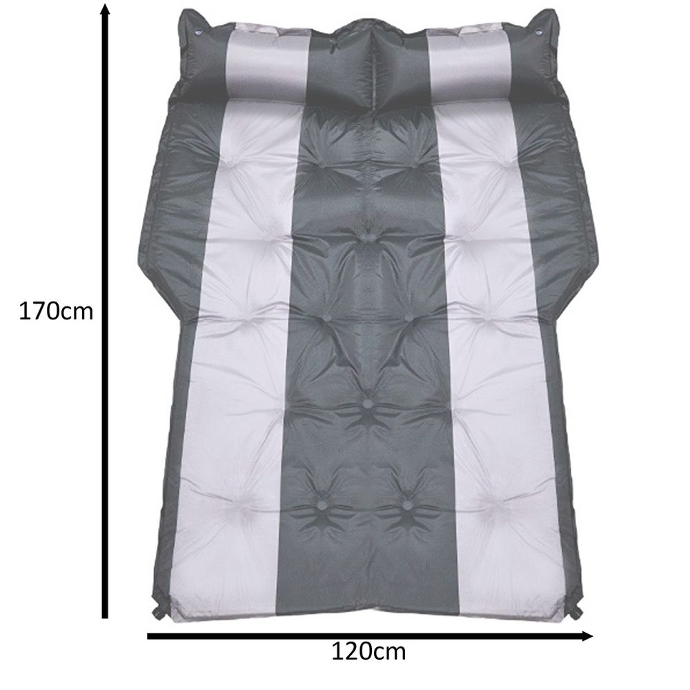 Madrac auto krevet na napuhavanje 180x120cm crni slika 5