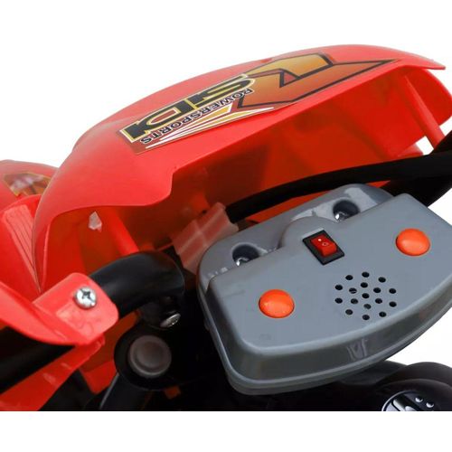 Dječji električni crveni motocikl slika 5