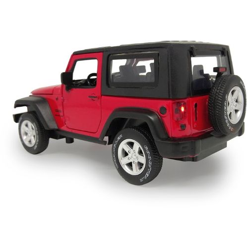 Jamara auto motor na povlačenje Jeep Wrangler, svjetla, zvuk, crveni 1:30 slika 5