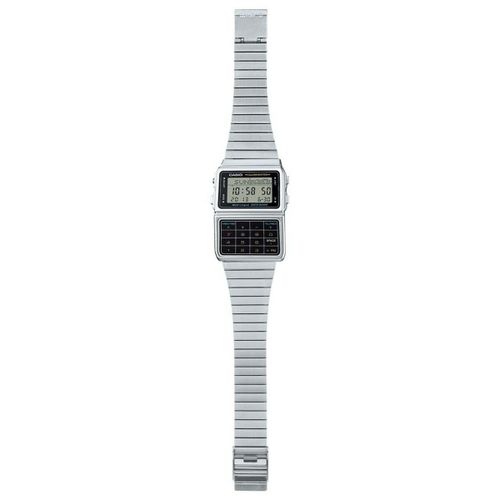 Uniseks sat Casio DATABANK CALCULATOR STEEL - MATT CASE Siva slika 5