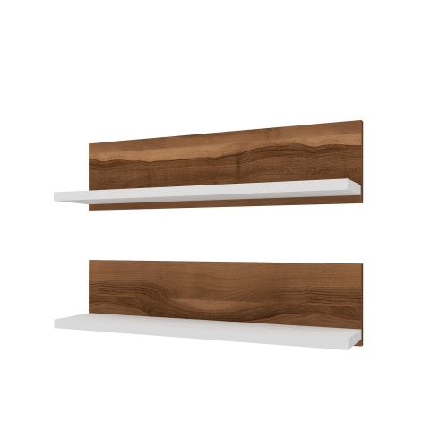 Shelf - Walnut, White Walnut
White Wall Shelf slika 4