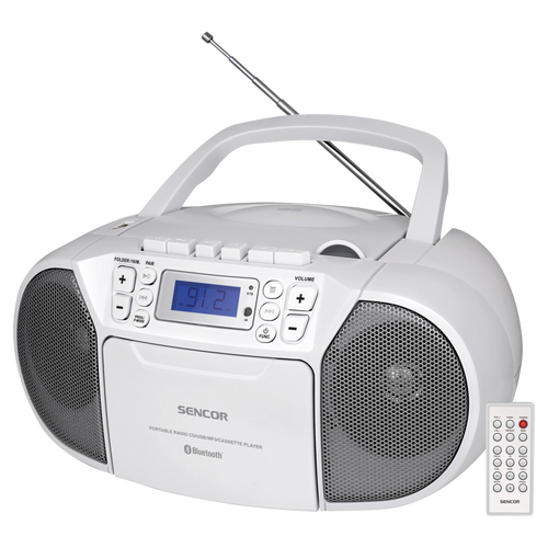 Sencor prijenosni radio SPT 3907 W s Bluetooth, CD, MP3, SD, USB i AUX podrškom slika 2