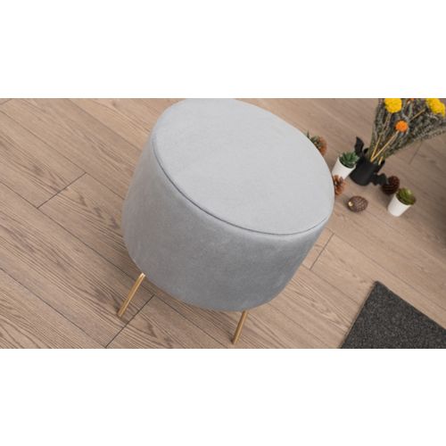 Atelier Del Sofa Tabure, Sivo Zlato, Octo - Grey slika 3