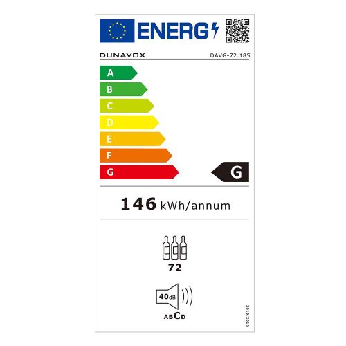 DVN-70.185DB.TO DUNAVOX vinska vitrina slika 5