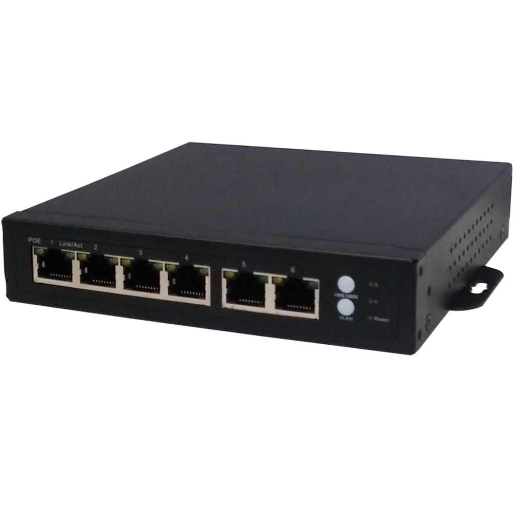 Amiko Home PoE mrežni switch - POE SWITCH 4CH+2 slika 1