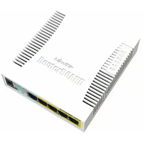 MikroTik RB260GSP / CSS106-1G-4P-1S PoE upravljiv svič sa 5 x Gigabit 10/100/1000Mb/s port (4 Passiv slika 2