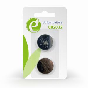 Gembird EG-BA-CR2032-01 Lithium Battery CR2032(1B), 3V, 2-Pack Blister