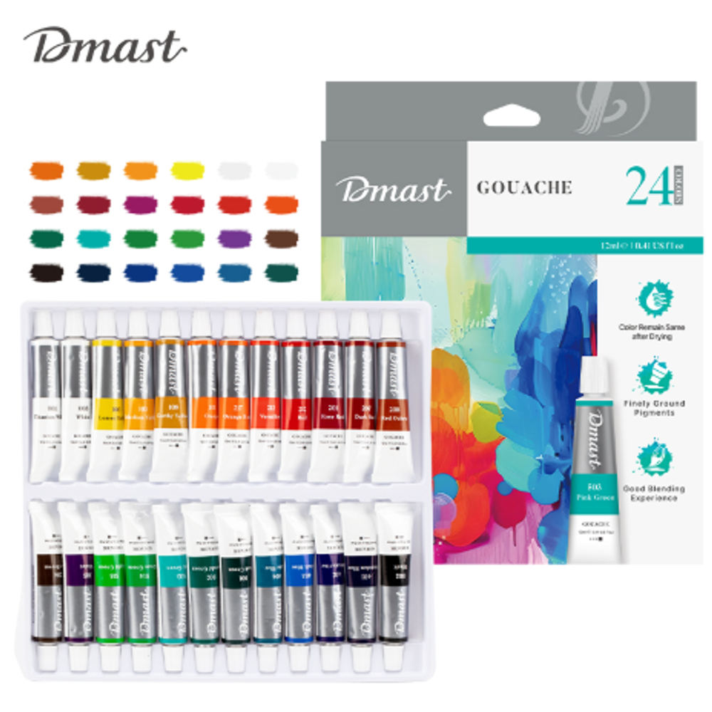 Pebeo Gouache tempere 12ml DMAST 1/24 EC320-24 slika 1