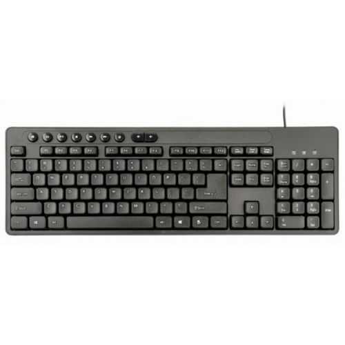 KBS-UM-04 Gembird Multimedia set mis + tastatura crni US layout A slika 3