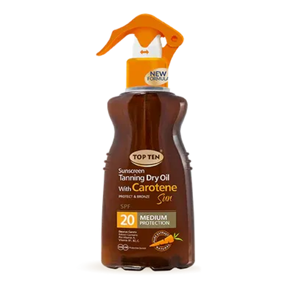TOP TEN CAROTEN SUHO ULJE SP F20 180ML slika 1