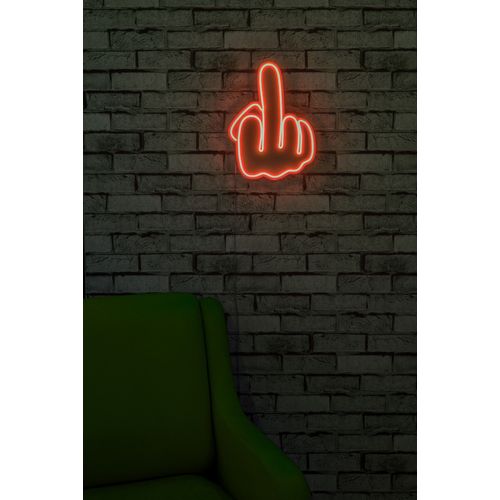 Wallity Ukrasna plastična LED rasvjeta, Middle Finger - Red slika 2