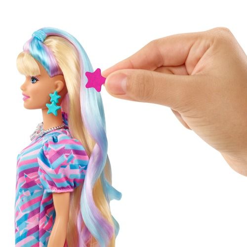 Barbie lutka Totally Hair plava slika 6