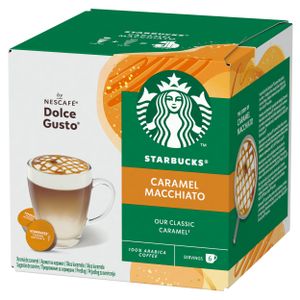 STARBUCKS Caramel Macchiato by NESCAFÉ® Dolce Gusto®, kapsule za kavu, (12 kapsula / 6 napitaka), kutija, 127,8 g