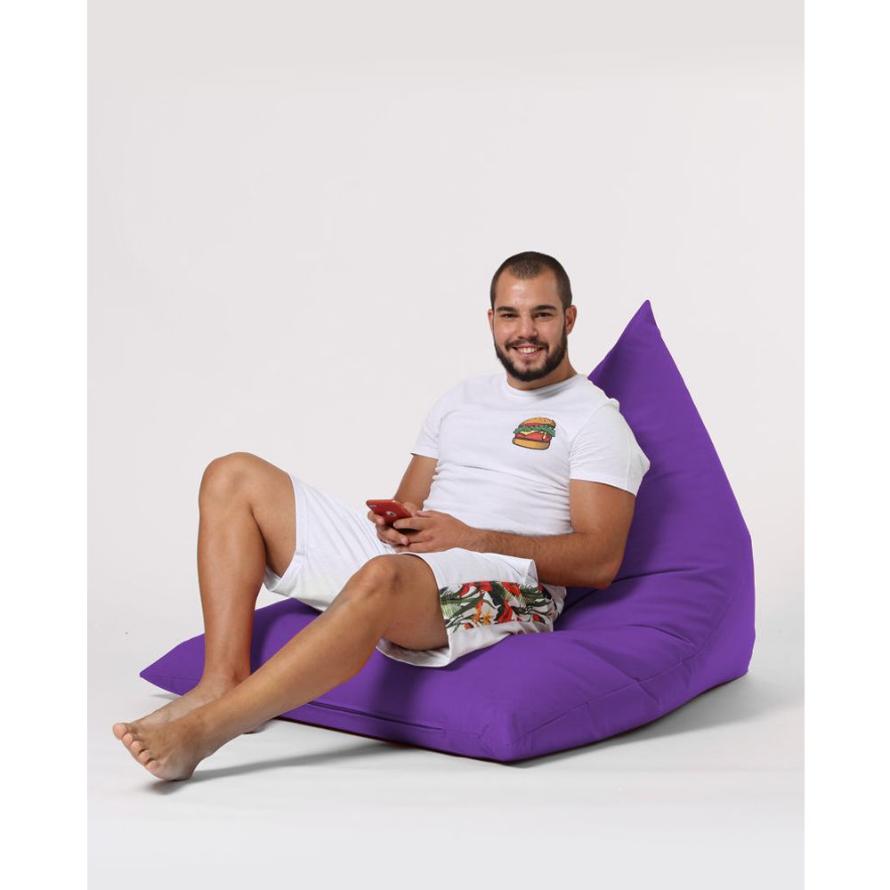 Piramida Veliki Krevet Pouf - Ljubičasti Vrt Bean Bag slika 14
