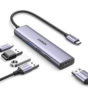 USB HUB UGREEN, USB-C na 3xUSB PD i HDMI