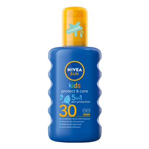 NIVEA SUN obojeni sprej za zaštitu od sunca za decu SPF 30 200 ml