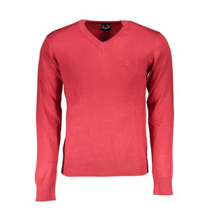 GIAN MARCO VENTURI MEN'S RED SWEATER