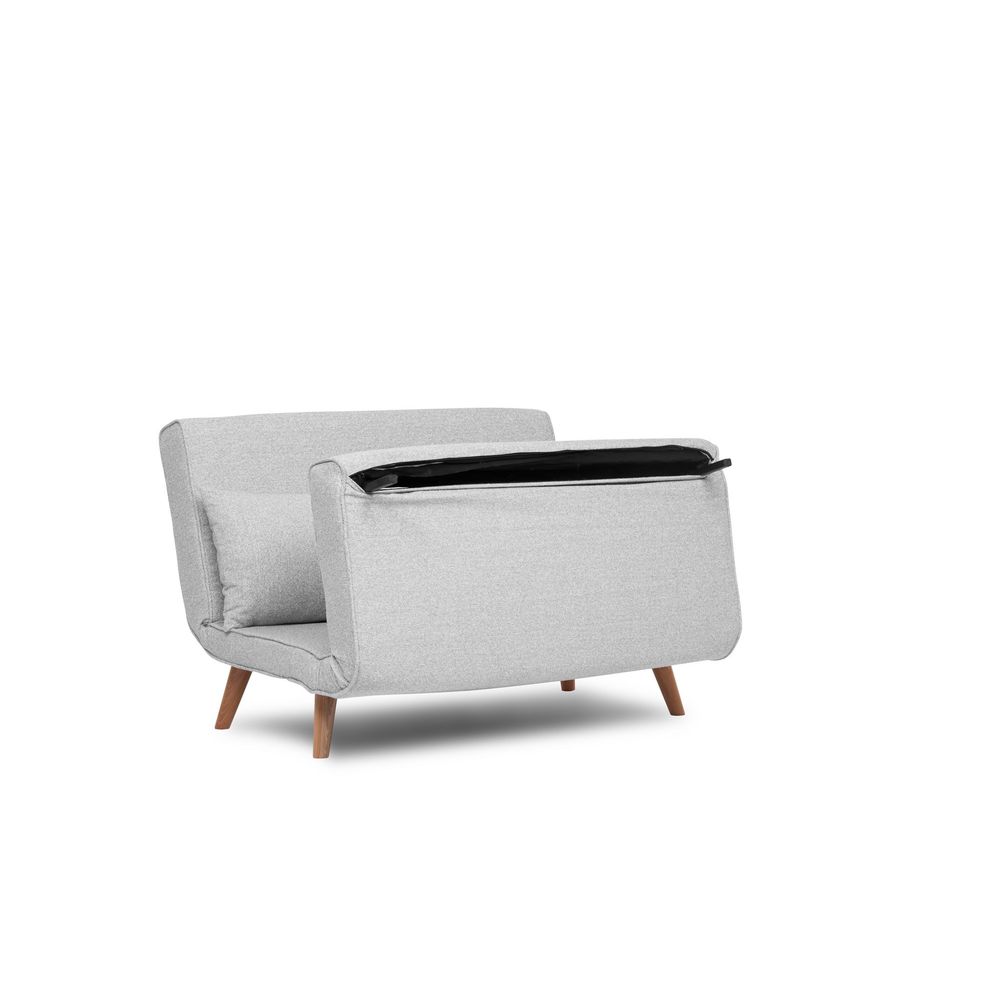 Folde 2-Sjedalni - Tkanina Teddy - Siva 2-Sjedalna Sofa na Razvlačenje slika 9
