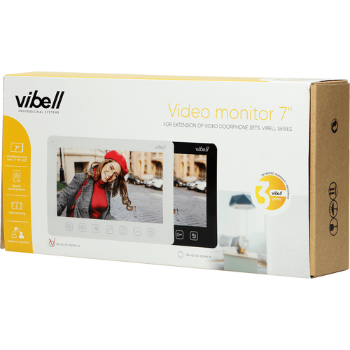 Vibell Video interfon, unutarnja jedinica, Vibell series - OR-VID-EX-1057MV/W slika 2