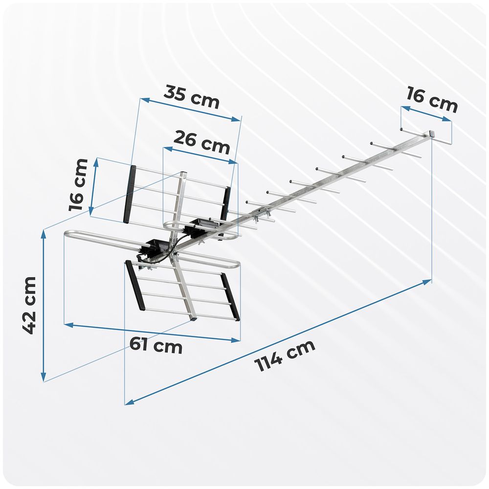 Berdsen BD-951 usmjerena vanjska TV antena ultra HD 4K slika 3