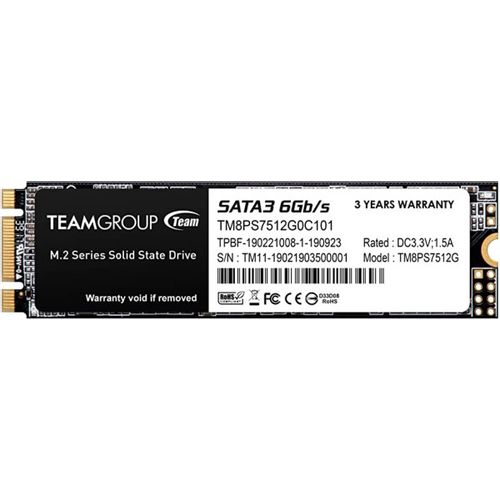 TeamGroup M.2 2280 512GB MS30 NGFF SSD SATA3 530/430MB/s TM8PS7512G0C101 slika 1