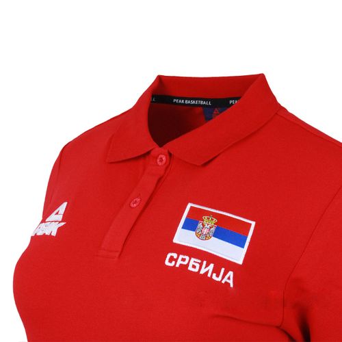 Peak Sport Polo Majica Srbija KSS1910/20 Crvena Ženska slika 2