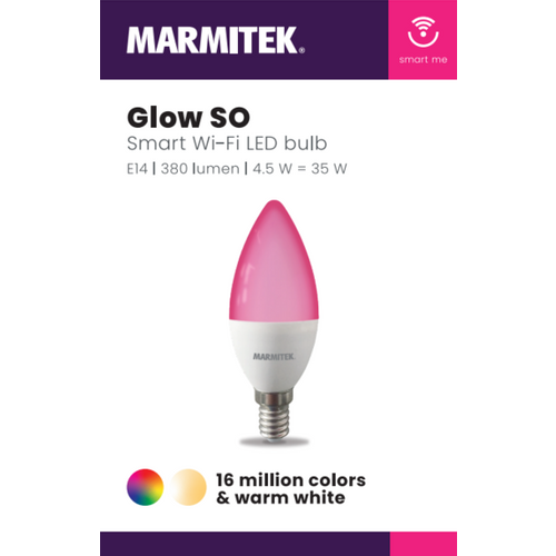 MARMITEK, pametna Wi-Fi LED žarulja u boji - E14 | 380 lumena | 4,5 W = 35 W slika 7