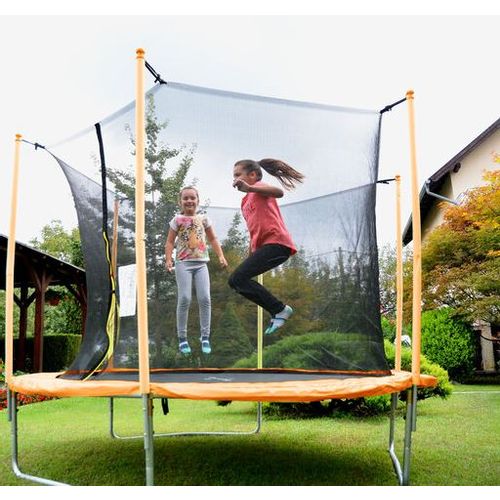 Legoni trampolin s ljestvama Fun, 366cm, narančasti, TL19-366OR slika 2