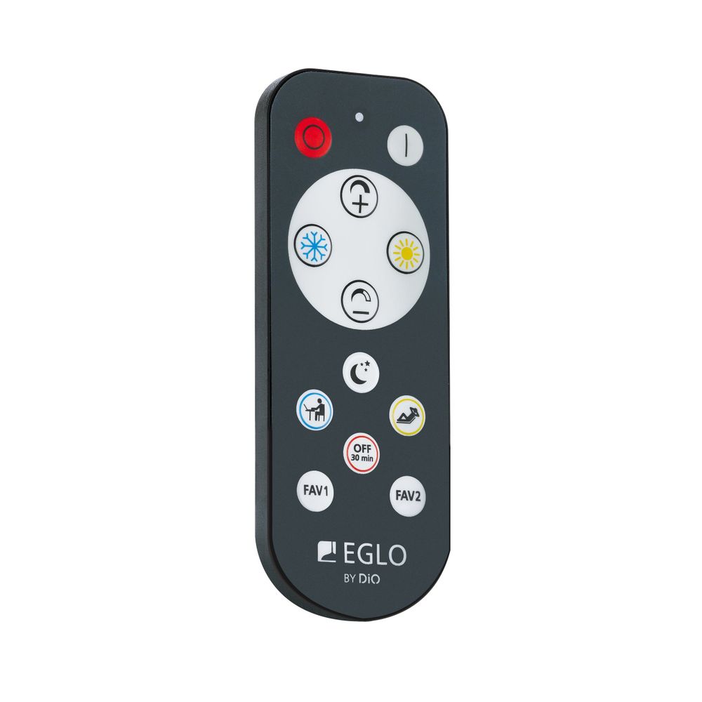 Eglo stropna LED lampa 'GAFARES' sa daljinskim upravljačem, 15W, zlatno-bijela slika 6