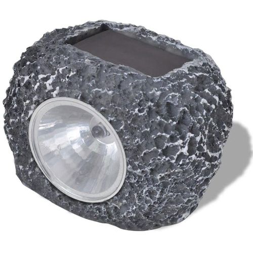 Vanjski solarni LED reflektori u obliku kamena 12 kom slika 2