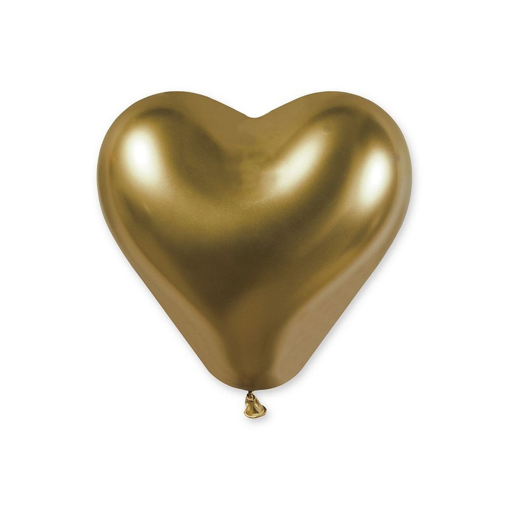 CRB12-88-25 Balon Srce Zlato 30cm, 25kom slika 2