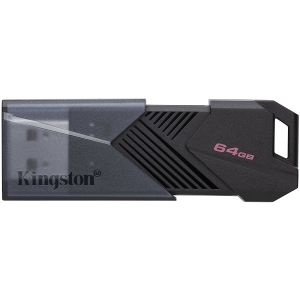 Kingston DTXON/64GB 64GB USB Flash Drive with Sleek Moving Cap, USB 3.2 Gen.1, DataTraveler Exodia Onyx