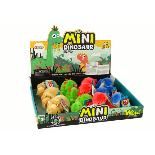 Mini plišani dinosaur 4 vrste slika 3