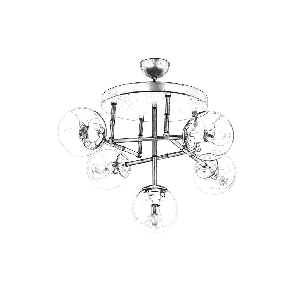 Luster AV-4331-5T-BSY u Crno-Zlatnoj Boji slika 5