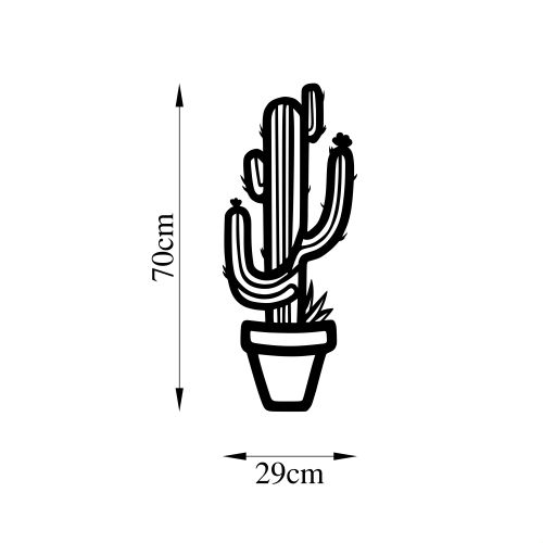 Wallity Metalna zidna dekoracija, Cactus - 475 slika 5