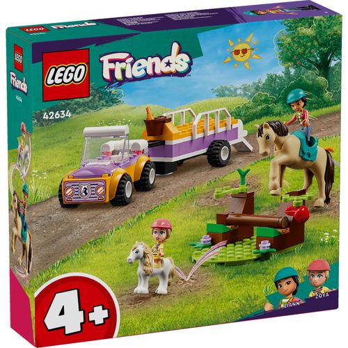 LEGO® FRIENDS 42634 Prikolica za konja i ponija slika 6