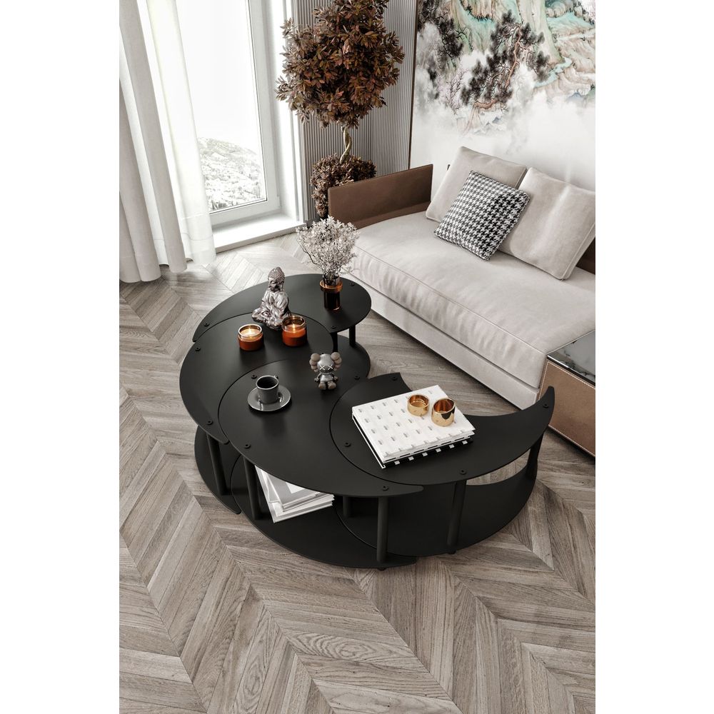 Kafa Stol Yi Yang4L 70 - Crni slika 3